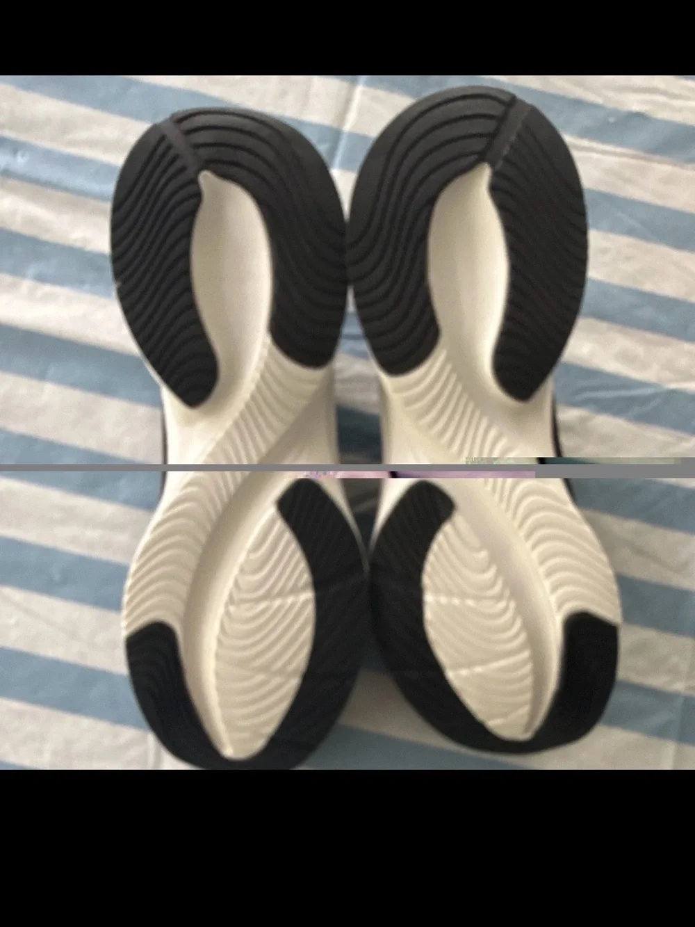 G West Lightweight Active Running Shoes Black White Mens Size 10 Womens 11